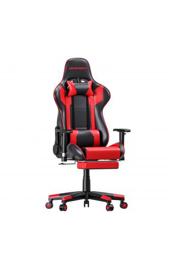 Oneray D0921-F Καρέκλα Gaming Μαύρο/Κόκκινο
