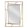 Καθρέπτης Τοίχου ArteLibre AROD Χρυσό Μέταλλο/Γυαλί 80x1.5x60cm