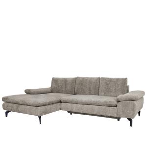 Καναπές Κρεβάτι Γωνιακός ArteLibre Αριστερή Γωνία BANDERA Ανοιχτό Γκρι 263x168x84cm