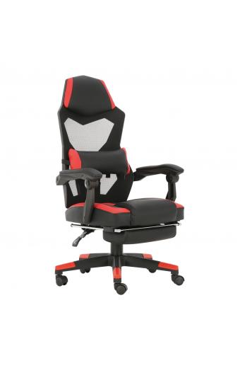 Καρέκλα Γραφείου ArteLibre Gaming ΙΟΥΛΙΑ Κόκκινο PVC 63x67x113-121cm