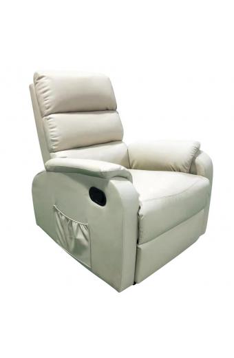 Πολυθρόνα ArteLibre Relax Με Μασάζ ΗΑΝΑ Μπεζ PU 77x90x99cm