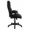 ΚΑΡΕΚΛΑ ΓΡΑΦΕΙΟΥ THORIN HM1050.01 ΜΕ MASSAGE ΜΑΥΡΗ HOMEMARKT 62x70x127Y εκ.