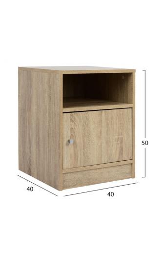 ΚΟΜΟΔΙΝΟ ΜΕΛΑΜΙΝΗΣ MALORY HM2205.02 SONAMA 40x40x50