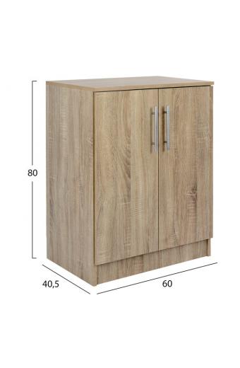 ΠΑΠΟΥΤΣΟΘΗΚΗ ΝΤΟΥΛΑΠΙ EMERIE HM2206.02 SONAMA 60X40,5X80 εκ.
