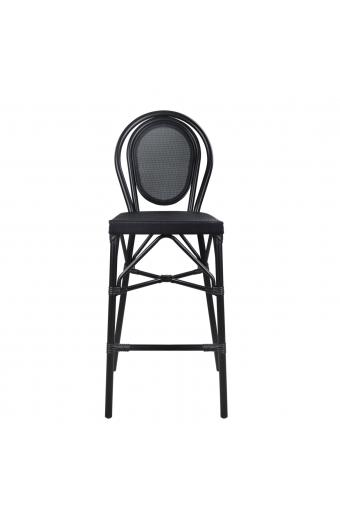 ΣΚΑΜΠΟ ΑΛΟΥΜΙΝΙΟΥ AZARIA HM5060 BAMBOO LOOK ΜΑΥΡΟ ΜΕ TEXTLINE 44x52x115Υεκ.