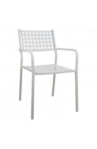 ΠΟΛΥΘΡΟΝΑ ΜΕΤΑΛΛΙΚΗ HM5031.02 ZETA ΣΕ ΛΕΥΚΟ ΧΡΩΜΑ 54x51x84Υεκ