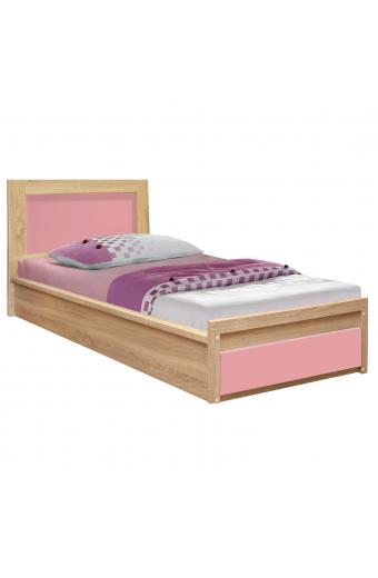 ΚΡΕΒΑΤΙ ΜΕ ΣΥΡΤΑΡΙ PLAYROOM HM330.02 SONAMA-ΡΟΖ 90Χ190εκ.