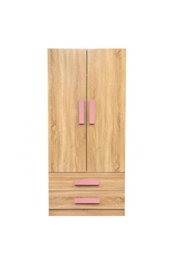 ΝΤΟΥΛΑΠΑ 2ΦΥΛΛΗ PLAYROOM SONAMA-ΡΟΖ HM335+HM336.02 80X50X180εκ.