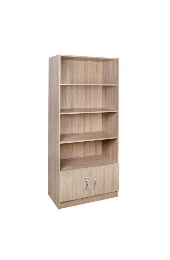 ΒΙΒΛΙΟΘΗΚΗ SONAMA-ΑΣΗΜΙ HM10146.01 80X35X180εκ.