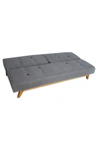ΚΑΝΑΠΕΣ ΚΡΕΒΑΤΙ 3Θ HM3012 CITY ΓΚΡΙ 184x78x75 cm