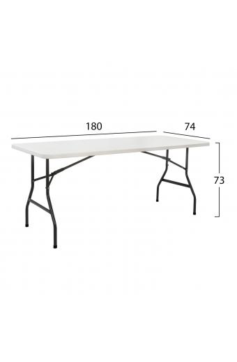 ΤΡΑΠΕΖΙ CATERING-ΣΥΝΕΔΡΙΟΥ HM5168 180Χ74Χ74 εκ. ΠΤΥΣΣΟΜΕΝΟ