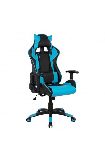ΠΟΛΥΘΡΟΝΑ GAMING DARIUS HM1072.08 ΜΑΥΡΗ-ΣΙΕΛ 66,5x70x(122-129) cm