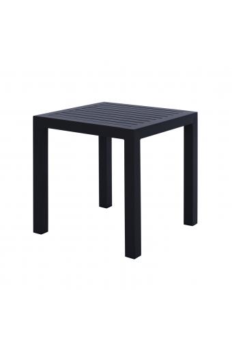 ΤΡΑΠΕΖΙ ΑΛΟΥΜΙΝΙΟΥ QIANA HM5402.02 ΓΚΡΙ 45x45x45,5 εκ.