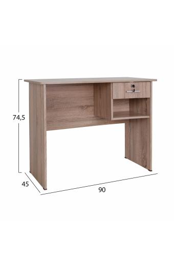 ΓΡΑΦΕΙΟ ΜΕΛΑΜΙΝΗΣ HAYDEN ΜΕ ΣΥΡΤΑΡΙ HM2283.02  SONAMA 90X45X74,5Y