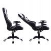 ΠΟΛΥΘΡΟΝΑ GAMING DARIUS HM1072.04 ΜΑΥΡΗ-ΛΕΥΚΗ 66,5x70x(122-129) cm