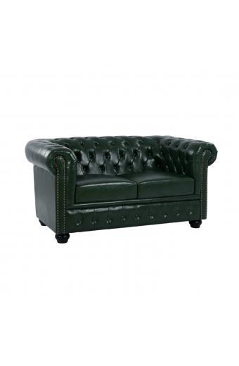 ΚΑΝΑΠΕΣ 2ΘΕΣΙΟΣ T.CHESTERFIELD HM3010.08 ΤΕΧΝΟΔΕΡΜΑ ΚΥΠΑΡΙΣΣΙ 150x90x72 εκ.