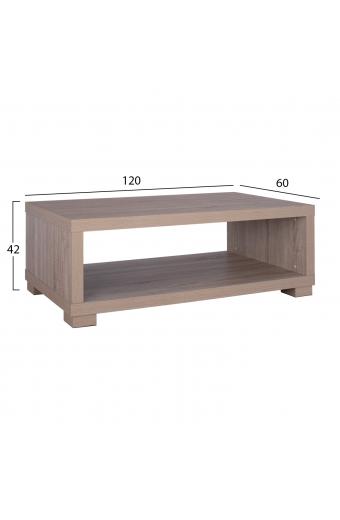 ΤΡΑΠΕΖΙ ΣΑΛΟΝΙΟΥ SALEM HM2217.02 SONAMA OAK 120Χ60Χ42Y εκ.