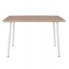 ΤΡΑΠΕΖΙ ΤΡΑΠΕΖΑΡΙΑΣ PALOMA HM8334.02, 120X70X76,5- SONOMA, ΛΕΥΚΑ ΠΟΔΙΑ