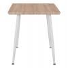ΤΡΑΠΕΖΙ ΤΡΑΠΕΖΑΡΙΑΣ PALOMA HM8335.02, 70Χ70X76,5, SONOMA, ΛΕΥΚΑ ΠΟΔΙΑ