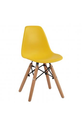 ΚΑΡΕΚΛΑ TWIST KID ΤΜΧ.HM8453.04 ΞΥΛΙΝΑ ΠΟΔΙΑ &ΚΑΘΙΣΜΑ ΚΙΤΡΙΝΟ PP 30,5Χ33Χ59 ΕΚ