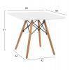 ΤΡΑΠΕΖΙ MINIMAL KID 60X60X51Yεκ. ΛΕΥΚΟ HM8452.01
