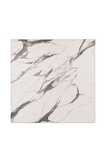 ΕΠΙΦΑΝΕΙΑ ΤΡΑΠΕΖΙΟΥ WERZALIT 80Χ80Χ3.5εκ. MARBLE WHITE-GREY 5657 HM5231.11