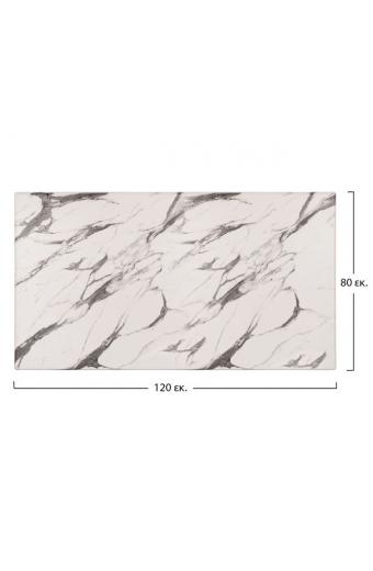 ΕΠΙΦΑΝΕΙΑ ΤΡΑΠΕΖΙΟΥ WERZALIT 120Χ80Χ3.5εκ. MARBLE WHITE-GREY 5657 HM5630.11