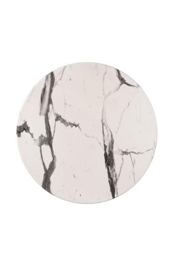 ΕΠΙΦΑΝΕΙΑ ΤΡΑΠΕΖΙΟΥ Φ70Χ2.5εκ. WERZALIT MARBLE WHITE-GREY 5657 HM5228.11