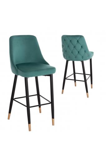 ΣΚΑΜΠΟ ΜΠΑΡ SERENITY HM8519.03 ΒΕΛΟΥΔΟ ΚΥΠΑΡΙΣΣΙ ΜΕ ΜΕΤΑΛΛΙΚΟ ΣΚΕΛΕΤΟ 51Χ57Χ110Υ εκ.