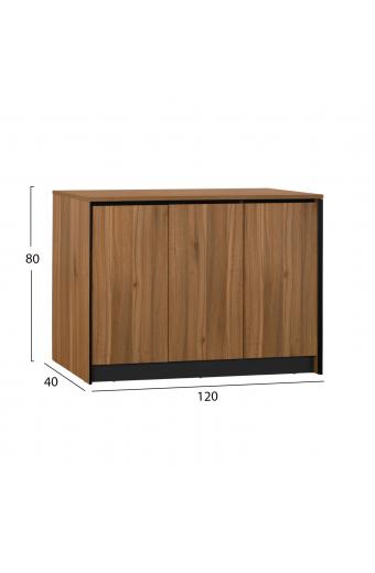 ΝΤΟΥΠΑΛΙ ΓΡΑΦΕΙΟΥ SUPREME 120x40x80Υ εκ. HM2357