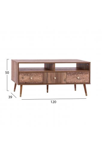 ΕΠΙΠΛΟ TV SHANICE HM8659 ΚΑΡΥΔΙ ΜΕ ΑΝΑΓΛΥΦΗ ΥΦΗ 120x39x50Y εκ.