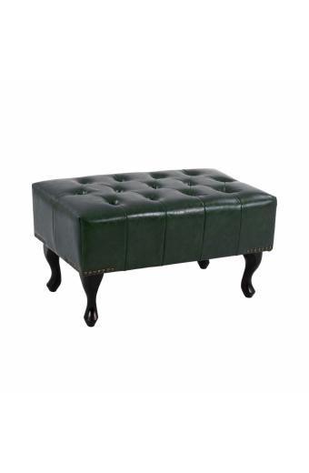 ΤΑΜΠΟΥΡΕ ΥΠΟΠΟΔΙΟ ΚΥΠΑΡΙΣΣΙ PU T.CHESTERFIELD EMMA 80x45x39Y εκ.HM226.08