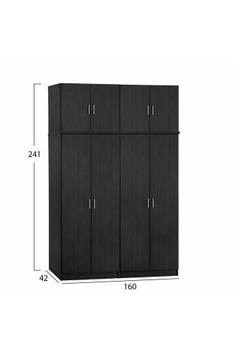 ΣΕΤ 4 ΤΜΧ ΝΤΟΥΠΑΛΑ 4ΦΥΛΛΗ ΜΕ ΠΑΤΑΡΙ ZEBRANO 160X42X241 HM11353.01