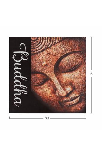 ΠΙΝΑΚΑΣ ΚΑΜΒΑΣ BUDDHA2 HM7156.02 80X80X2.5 εκ.