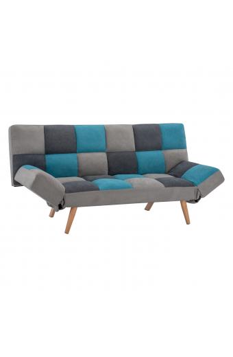 ΚΑΝΑΠΕΣ ΚΡΕΒΑΤΙ MULTICOLOR 3ΘΕΣΙΟΣ HM3167.11 182Χ80Χ88Υ εκ.