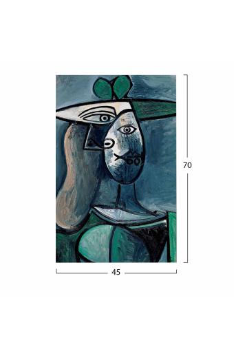 ΠΙΝΑΚΑΣ ΤΥΠΟΥ WOMAN WITH GREEN HAT HM7193.01 45X70X3 εκ.