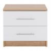 ΚΟΜΟΔΙΝΟ ΜΕΛΑΜΙΝΗΣ HM2220.06 SONAMA - ΛΕΥΚΟ 48x40,5x41,5 εκ.