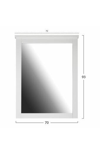 ΚΑΘΡΕΠΤΗΣ ΤΟΥΑΛΕΤΑΣ ROSEMARY HM314.05 ΛΕΥΚΟΣ 72X93 εκ.