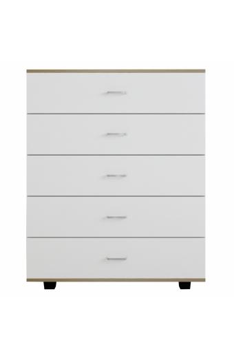 ΣΥΡΤΑΡΙΕΡΑ ΜΕΛΑΜΙΝΗΣ THORG HM8995.04- 5 ΣΥΡΤΑΡΙΑ ΣΕ SONAMA-ΛΕΥΚΟ 80Χ40Χ100Yεκ.