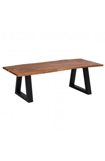 ΠΑΓΚΑΚΙ MONTANA SLIM HM8168.11 ΑΠΟ ΜΑΣΙΦ ΞΥΛΟ ΑΚΑΚΙΑΣ 160Χ45Χ46Υ εκ.