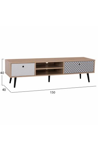 ΕΠΙΠΛΟ TV HM8756 HATTIE 150x40x40Y εκ.