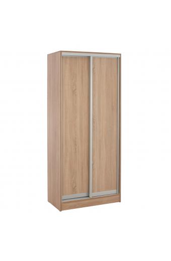 ΝΤΟΥΛΑΠΑ ΣΥΡΟΜΕΝΗ ADLER ΜΕΛΑΜΙΝΗΣ 90x45x210Yεκ. SONAMA OAK 2ΦΥΛΛΗ HM2436.01