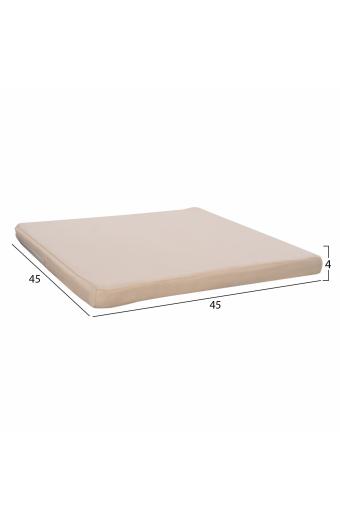 ΜΑΞΙΛΑΡΙ ΚΑΡΕΚΛΑΣ POLYESTER CHIOS ΜΠΕΖ HM11240.01P 45X45X4κ.