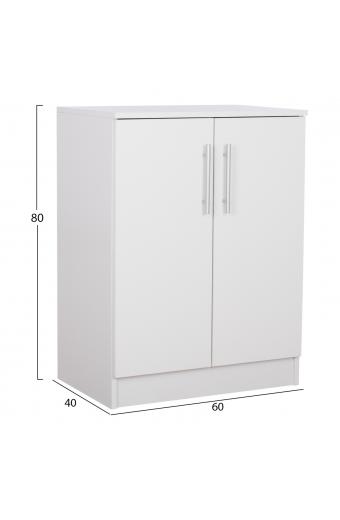 ΠΑΠΟΥΤΣΟΘΗΚΗ ΝΤΟΥΛΑΠΙ EMERIE ΜΕΛΑΜΙΝΗΣ ΛΕΥΚΗ 60x40x80Υεκ.HM2206.05