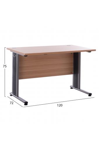 ΓΡΑΦΕΙΟ ΕΠΑΓΓΕΛΜΑΤΙΚΟ VALDEN HM2044.01 ΟΞΙΑ 120X72X75 εκ.