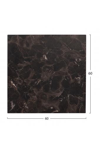 ΕΠΙΦΑΝΕΙΑ ΤΡΑΠΕΖΙΟΥ HPL HM5837.14 BROWN MARBLE 60x60 εκ. ΠΑΧΟΥΣ 12mm.