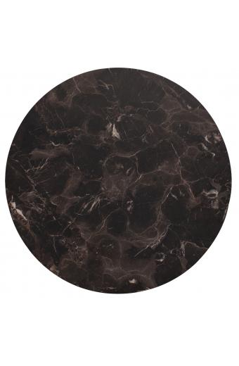 ΕΠΙΦΑΝΕΙΑ ΤΡΑΠΕΖΙΟΥ HPL HM5841.14 BROWN MARBLE Φ60 εκ. ΠΑΧΟΥΣ 12mm.