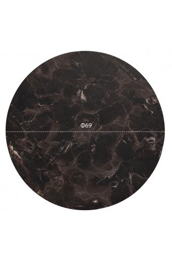 ΕΠΙΦΑΝΕΙΑ ΤΡΑΠΕΖΙΟΥ HPL HM5842.14 BROWN MARBLE Φ69 εκ. ΠΑΧΟΥΣ 12mm.