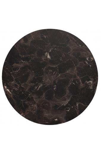 ΕΠΙΦΑΝΕΙΑ ΤΡΑΠΕΖΙΟΥ HPL HM5842.14 BROWN MARBLE Φ69 εκ. ΠΑΧΟΥΣ 12mm.