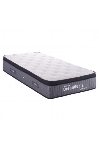 ΣΤΡΩΜΑ DREAMTOPIA, σειρά ULTIMATE HM661.90 POCKET SPRING ΜΕ ΑΝΩΣΤΡΩΜΑ 90X190x34Yεκ.